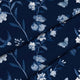 Blue Botanical-Flat Microfiber