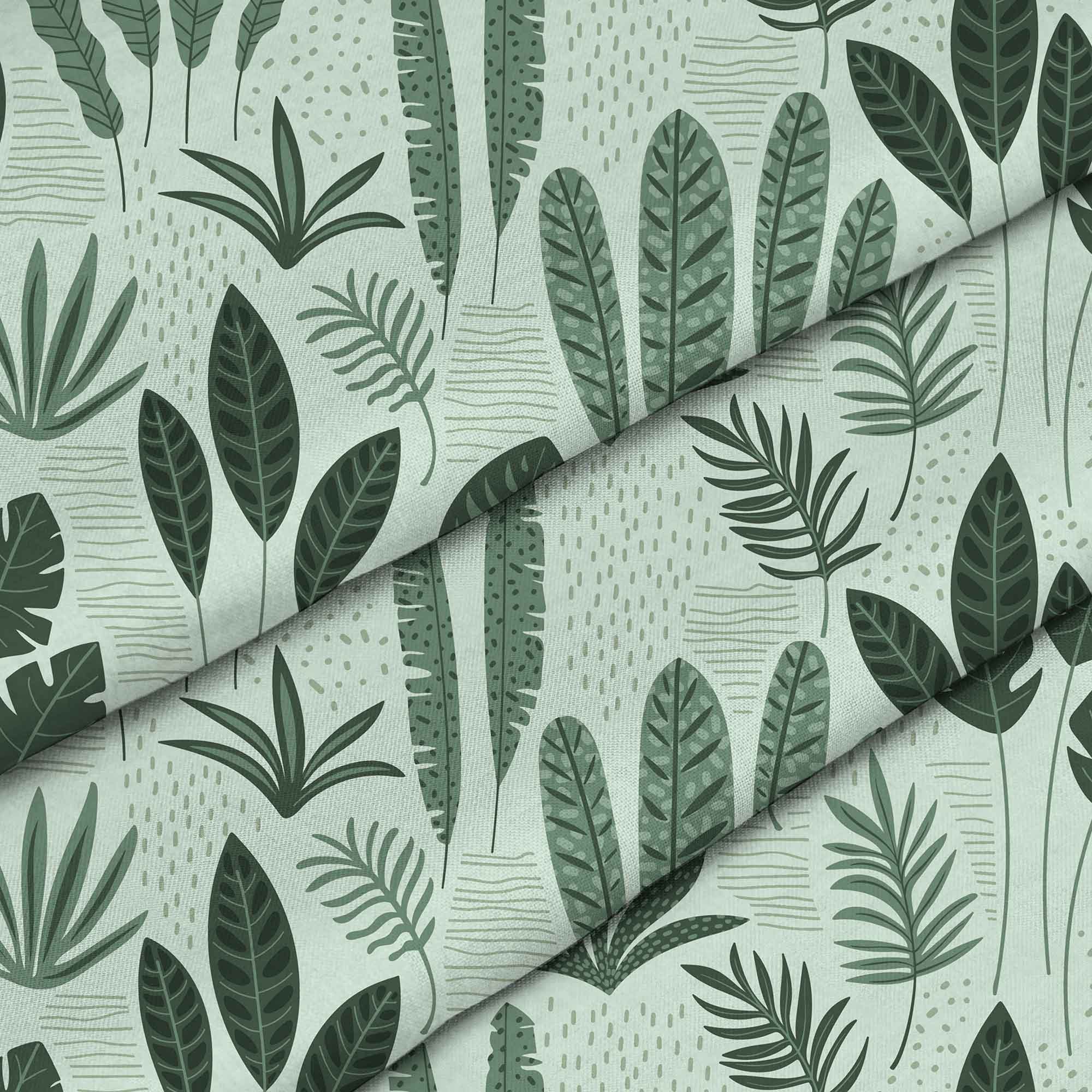 Tropical Green Leaves-Oxford