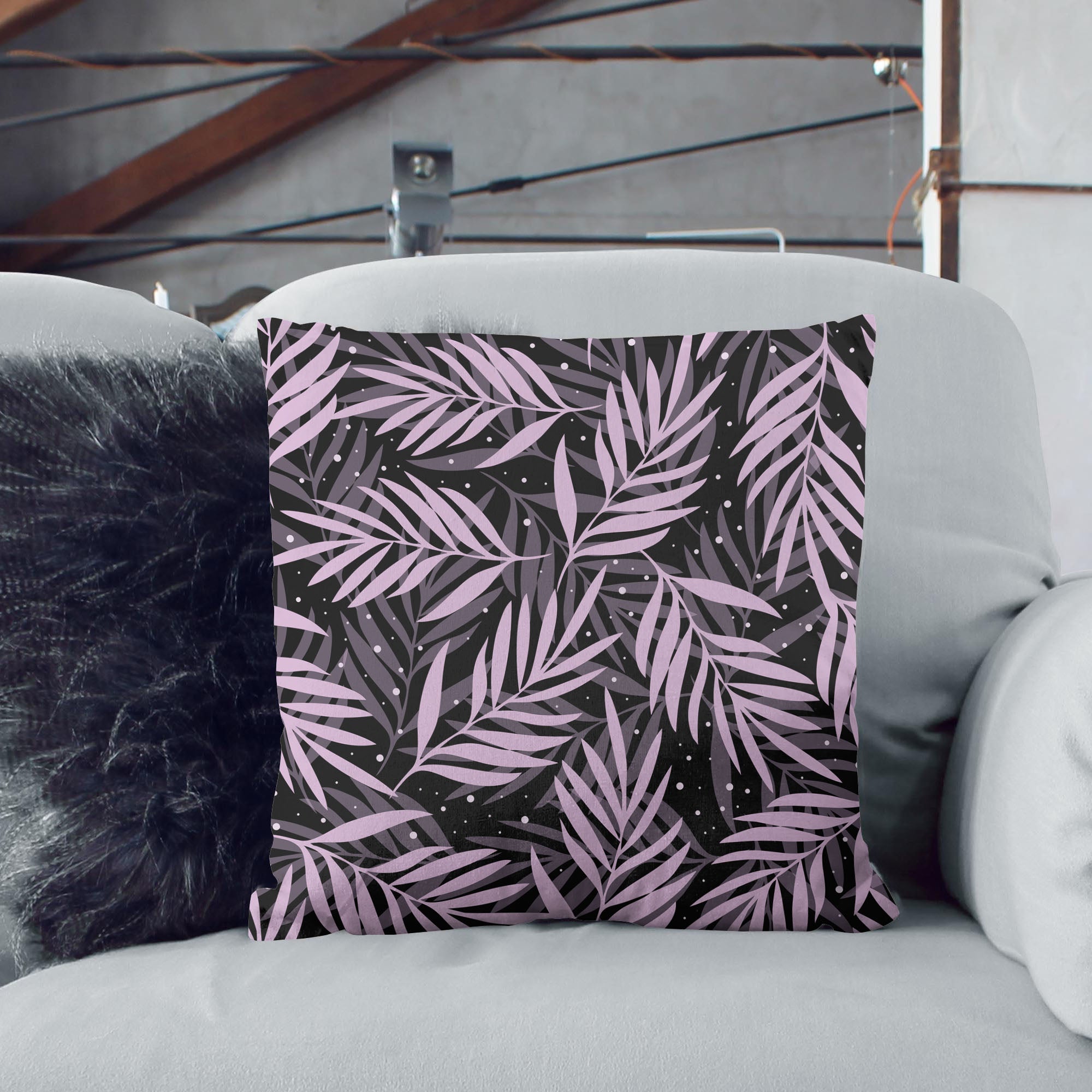 Palm Leaves in the Night-Tablecloth Fabric