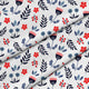 Scandi Flowers Flat Microfiber