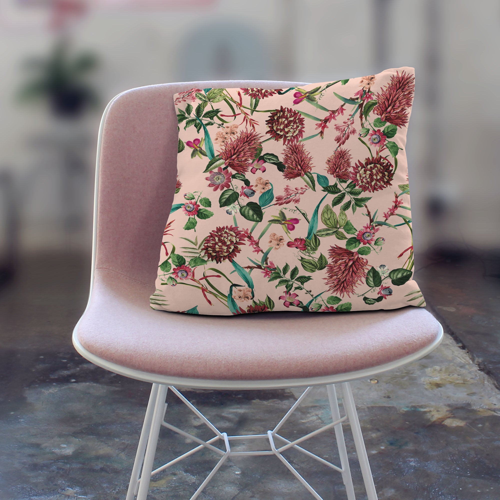 Dark Jungle Pink Velvet