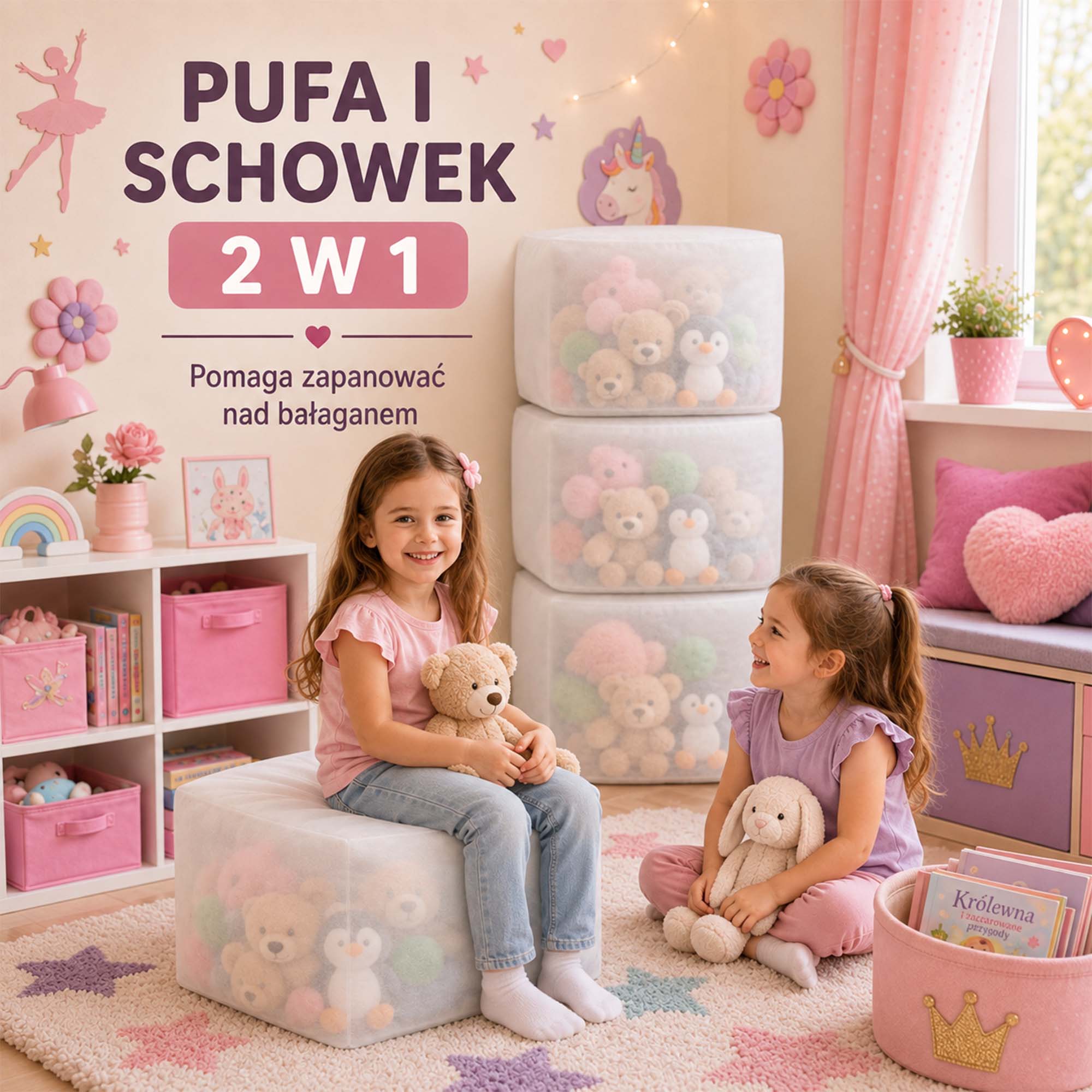 Pokrowiec podnóżek Cube