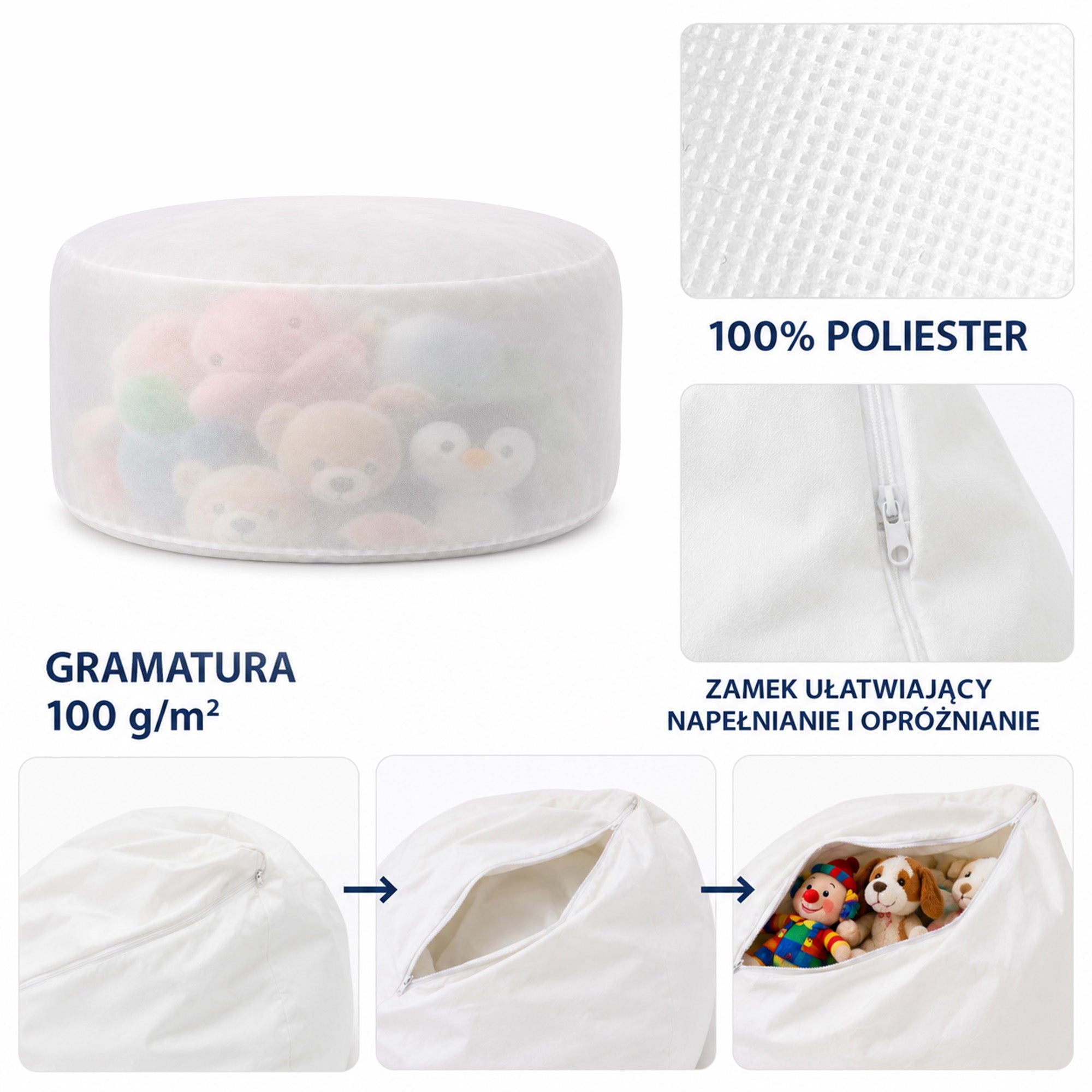 Pokrowiec podnóżek Roller