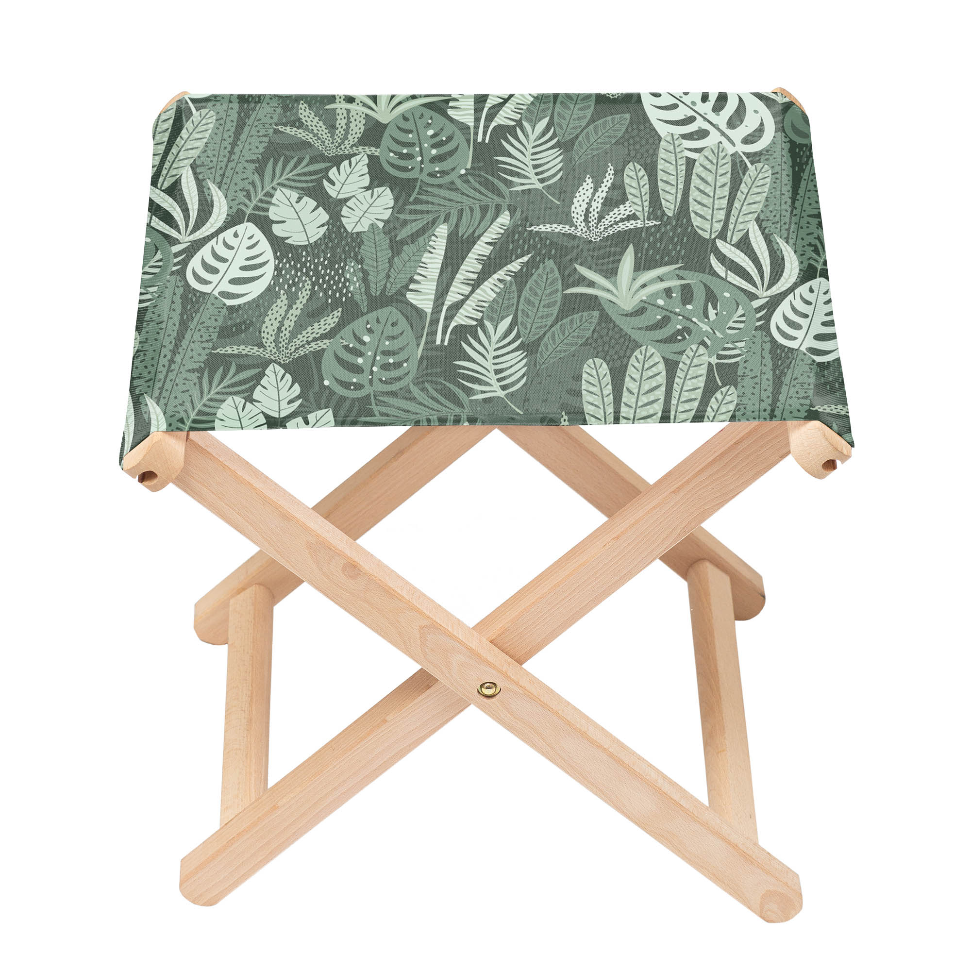 Chair Tropical Green Leaves Palm