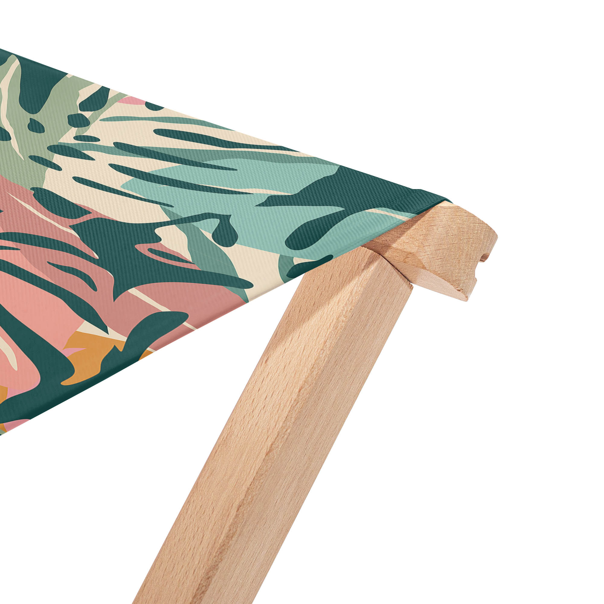Krzesełko Tropical Abstract Leaves