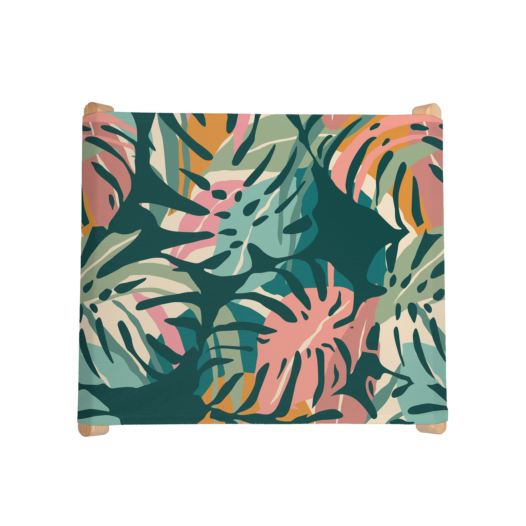 Krzesełko Tropical Abstract Leaves