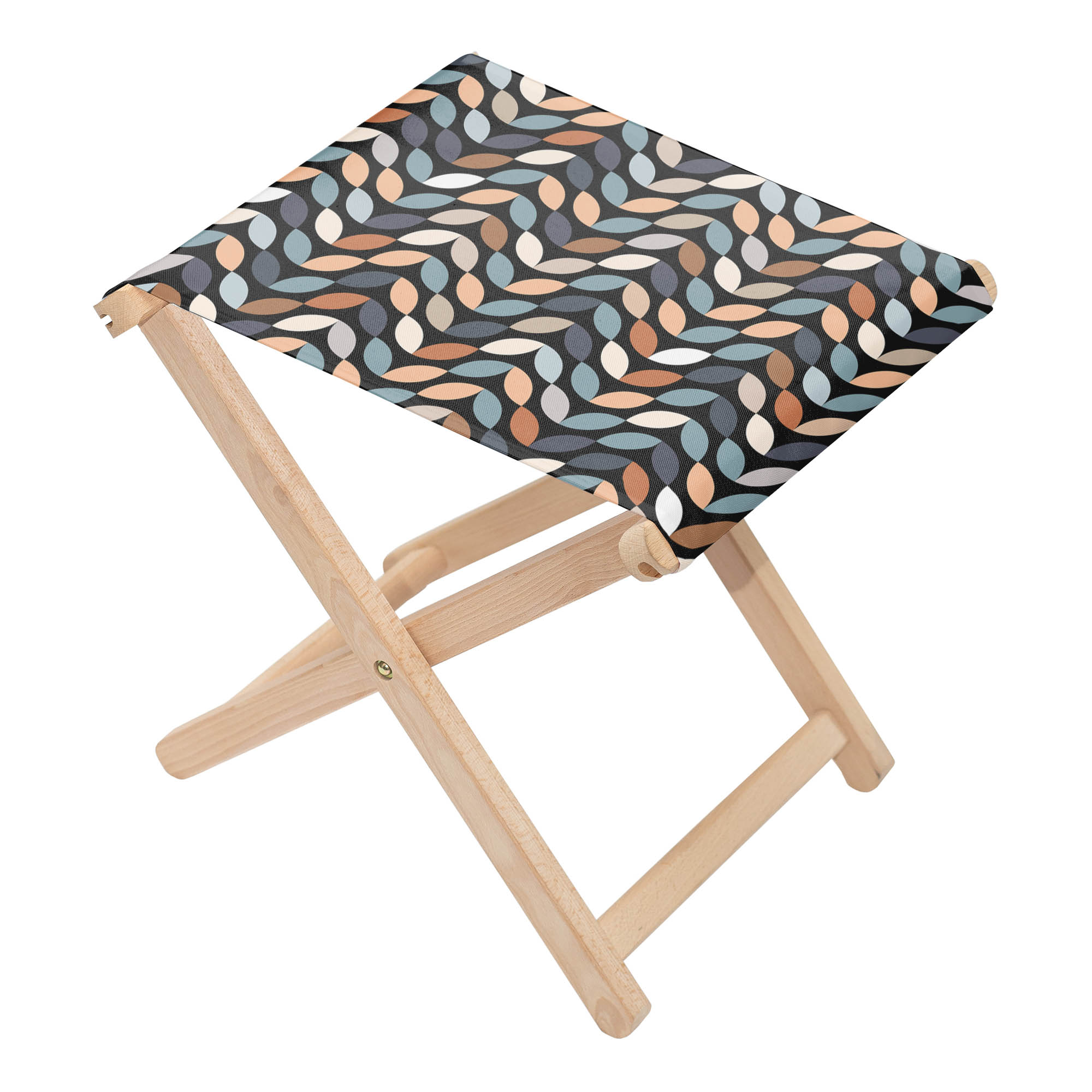 Krzesełko Retro Black Leaves