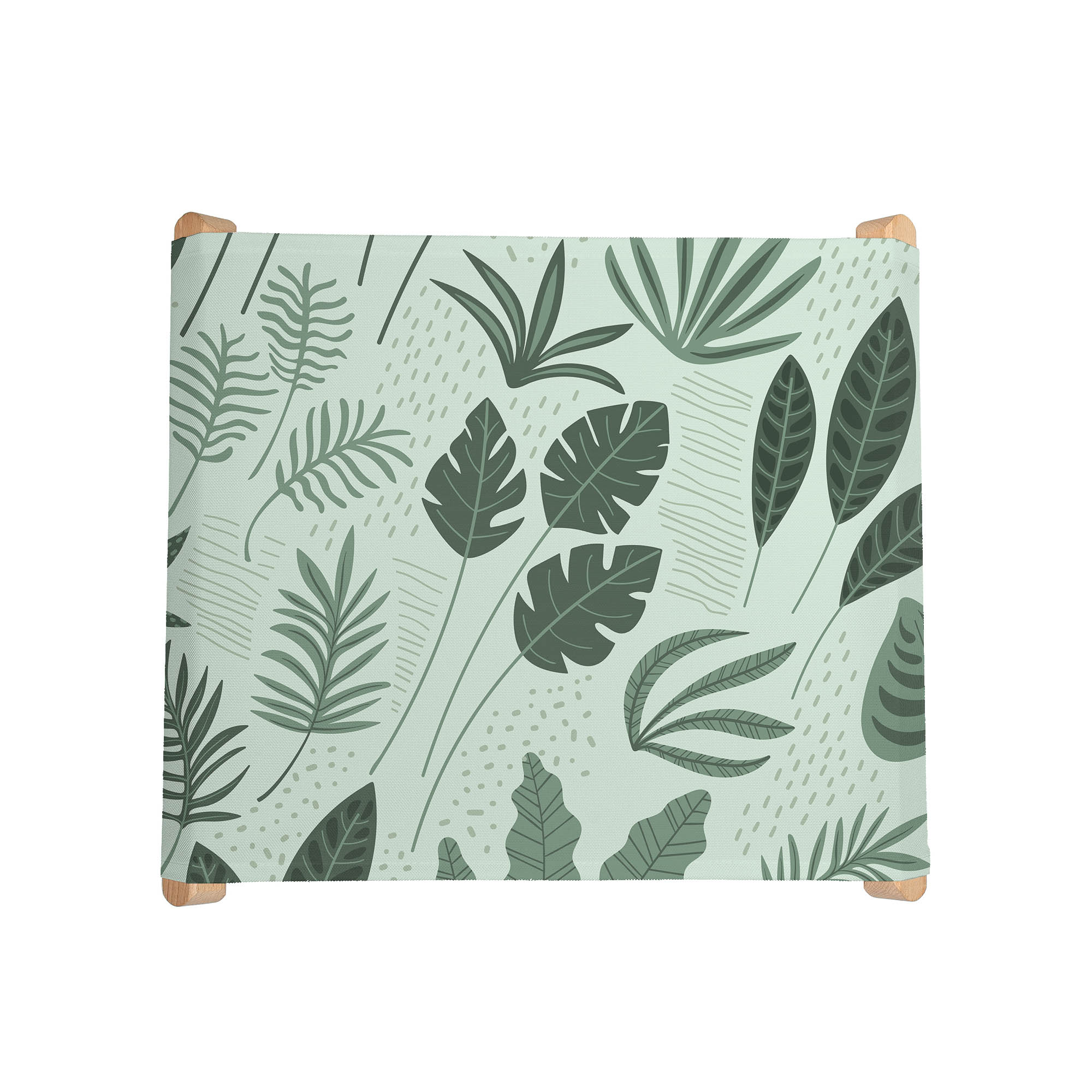 Chair Tropical Green Leaves