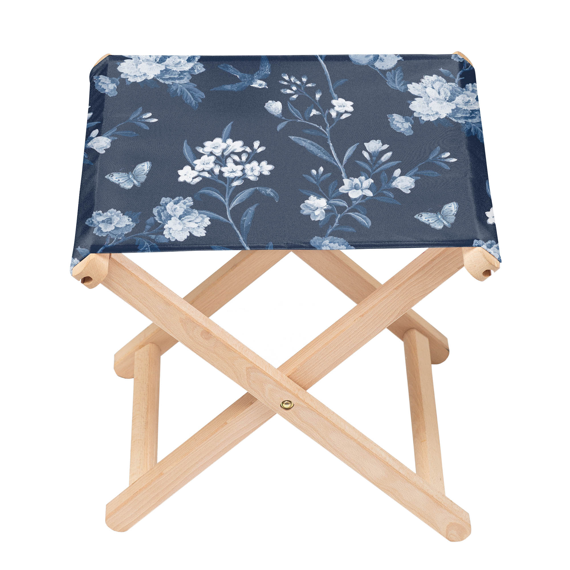 Chair Blue Botanical