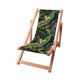 Wooden Lounger Watercolor On Black-S