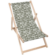 Wooden Lounger White Berries on Olive-M