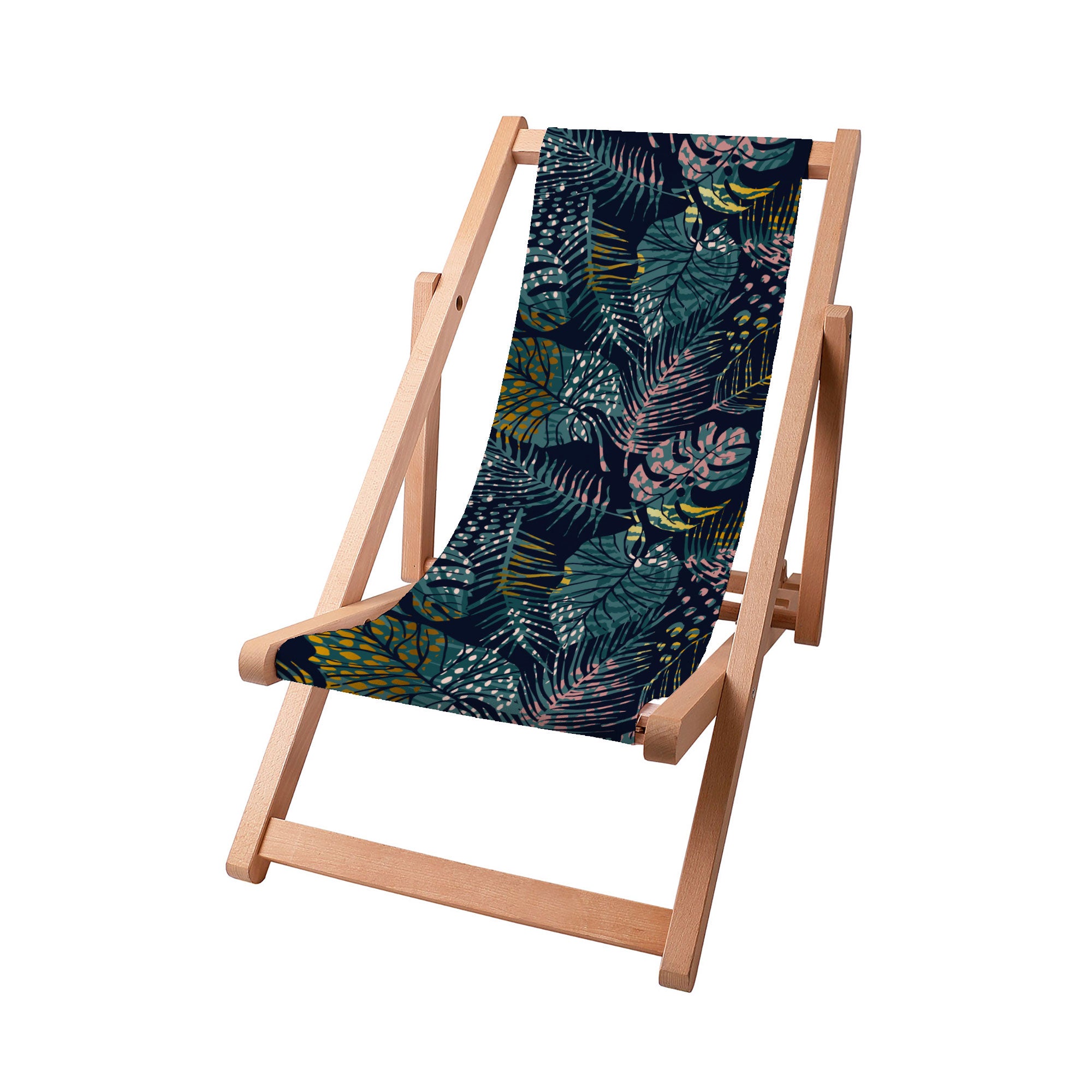 Wooden Deck Chair Animal Textures Plants-S