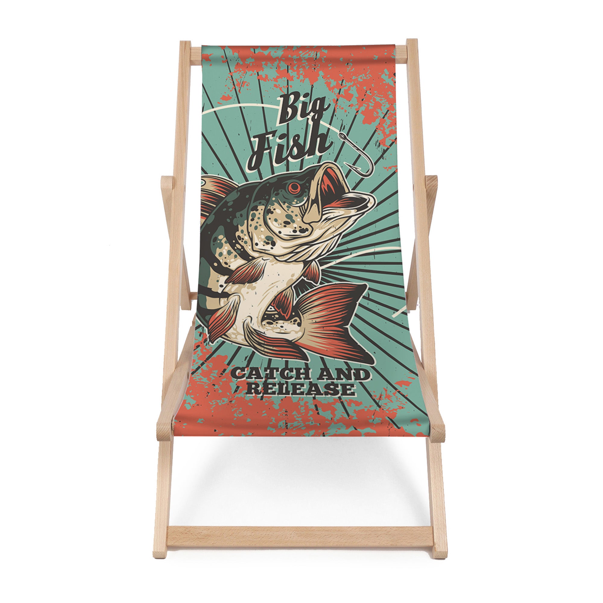Wooden Deck Chair Big Fish