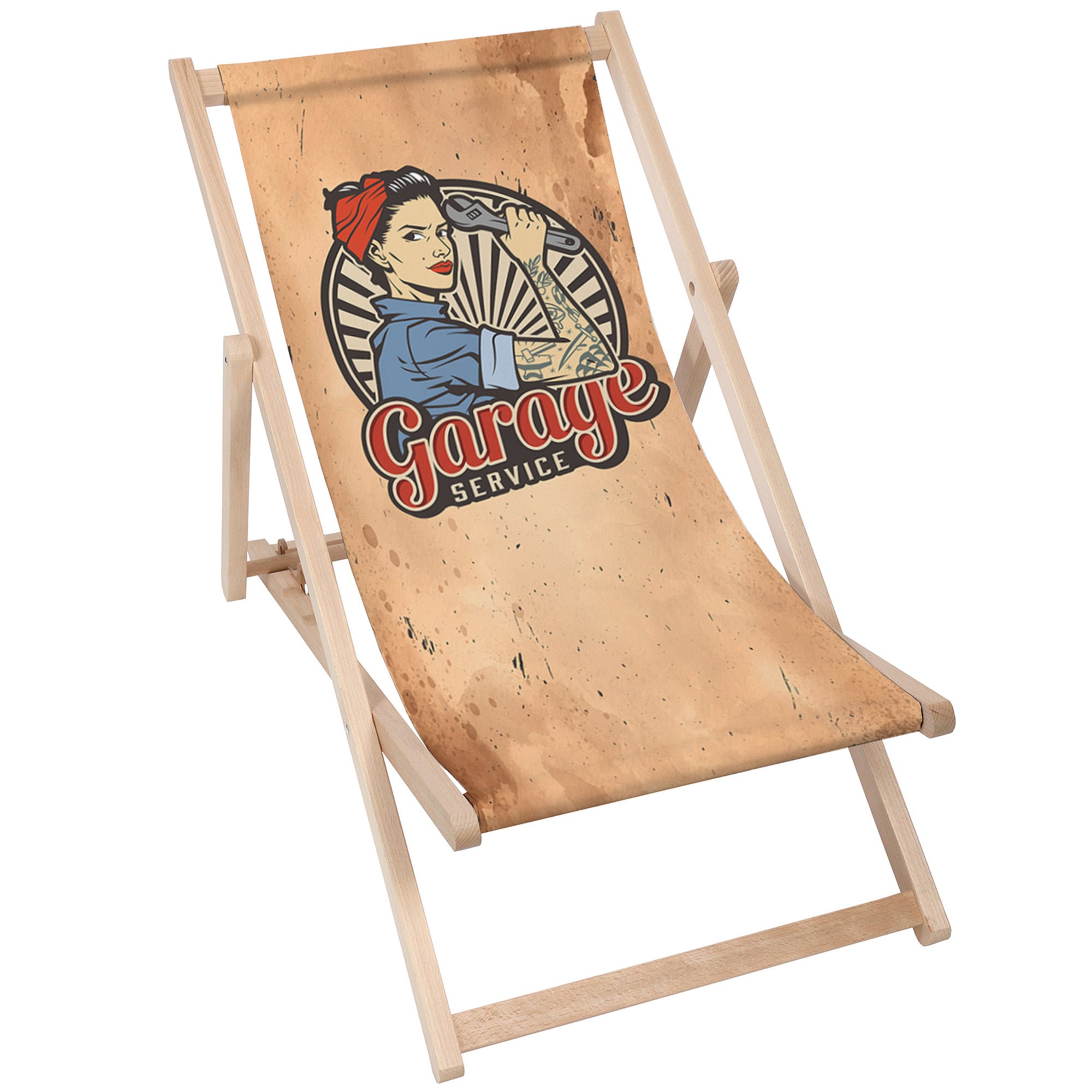 Wooden Deck Chair Garage Service