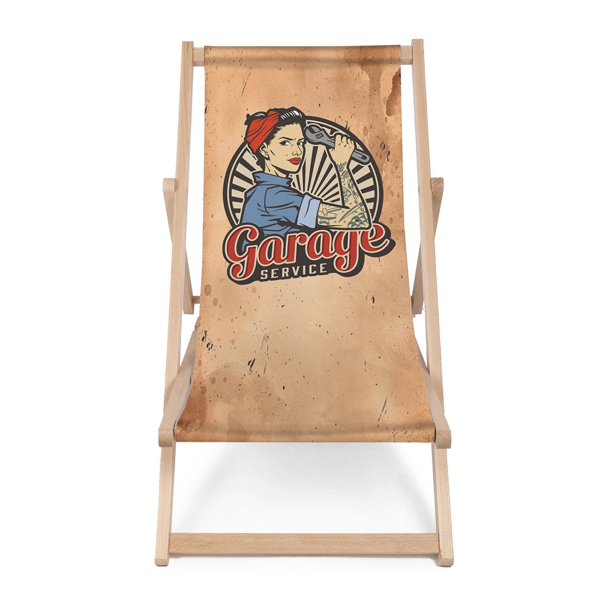 Wooden Deck Chair Garage Service