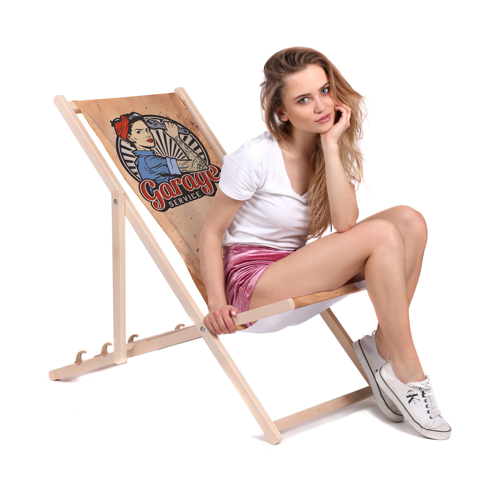 Wooden Deck Chair Garage Service