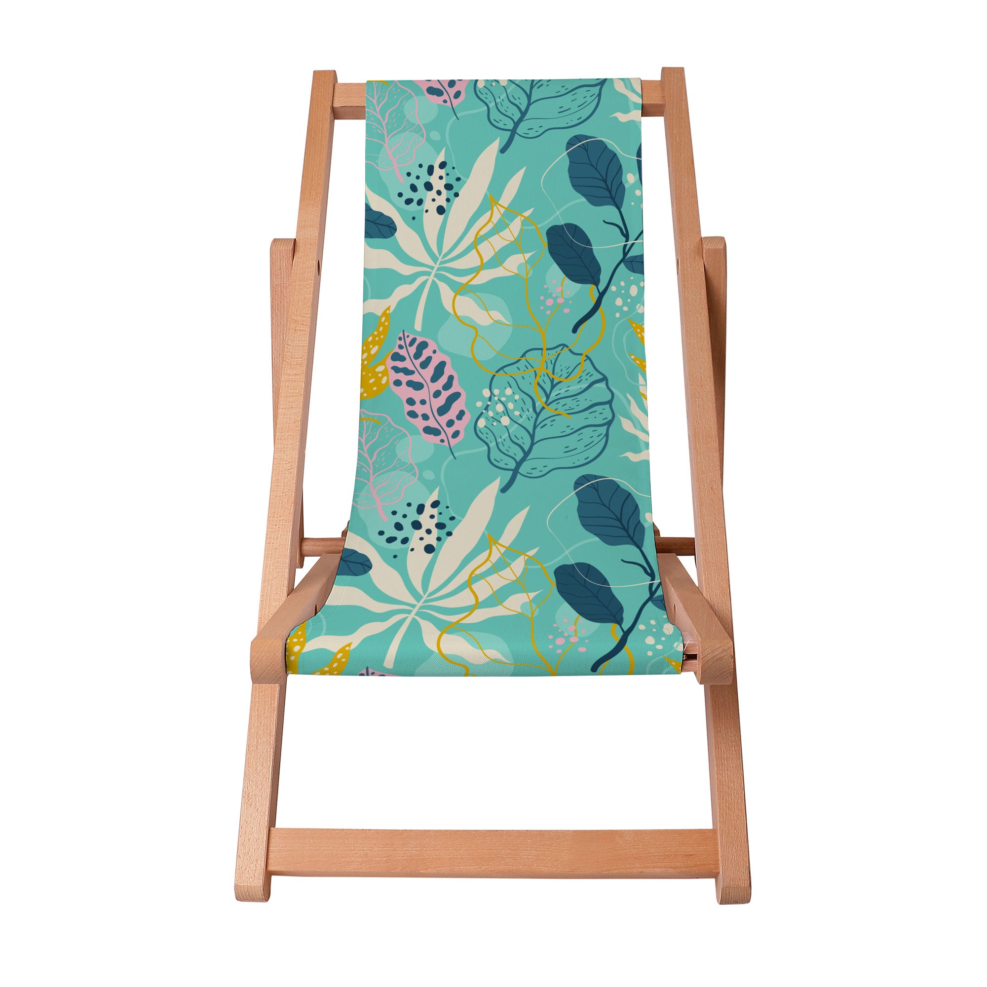Wooden Deck Chair Abstract Exotic