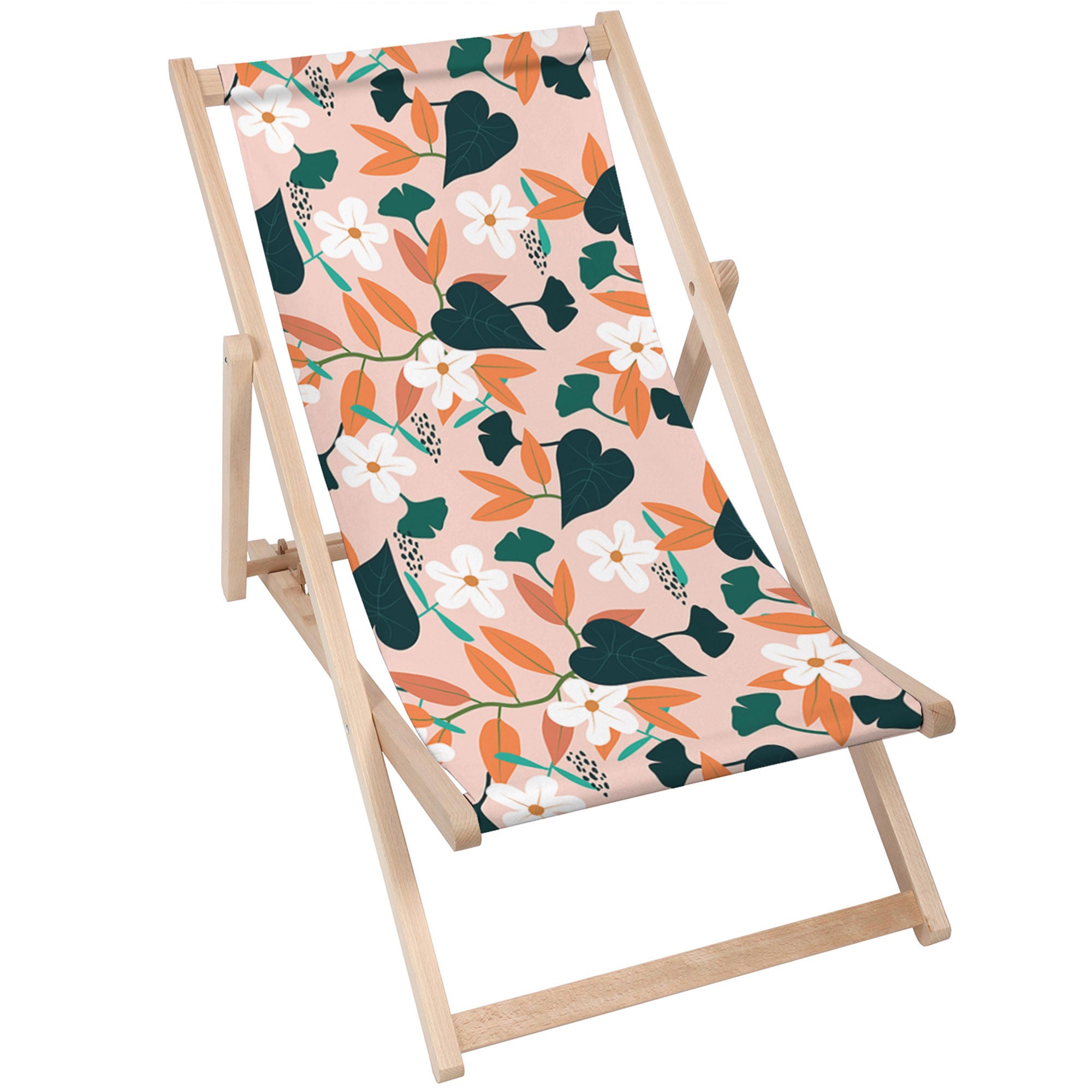 Wooden Deck Chair Abstract Spring-M