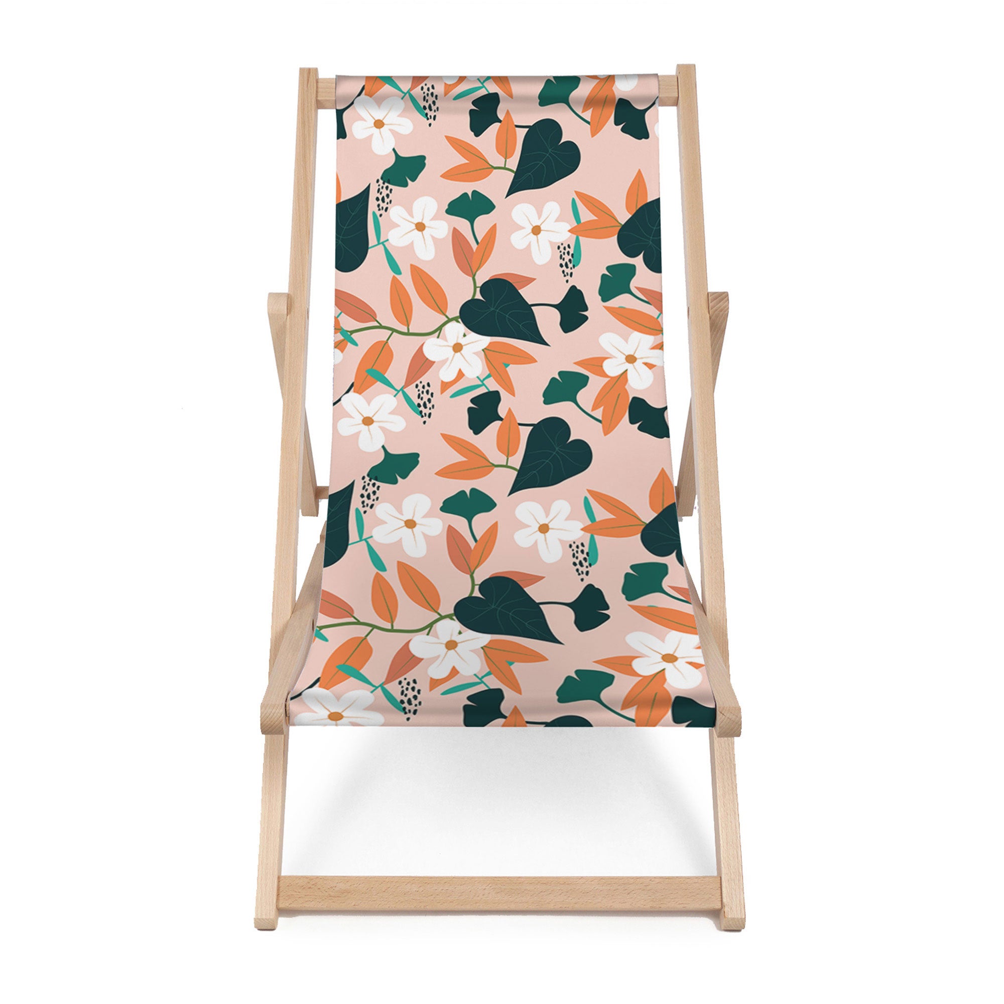 Wooden Deck Chair Abstract Spring-M