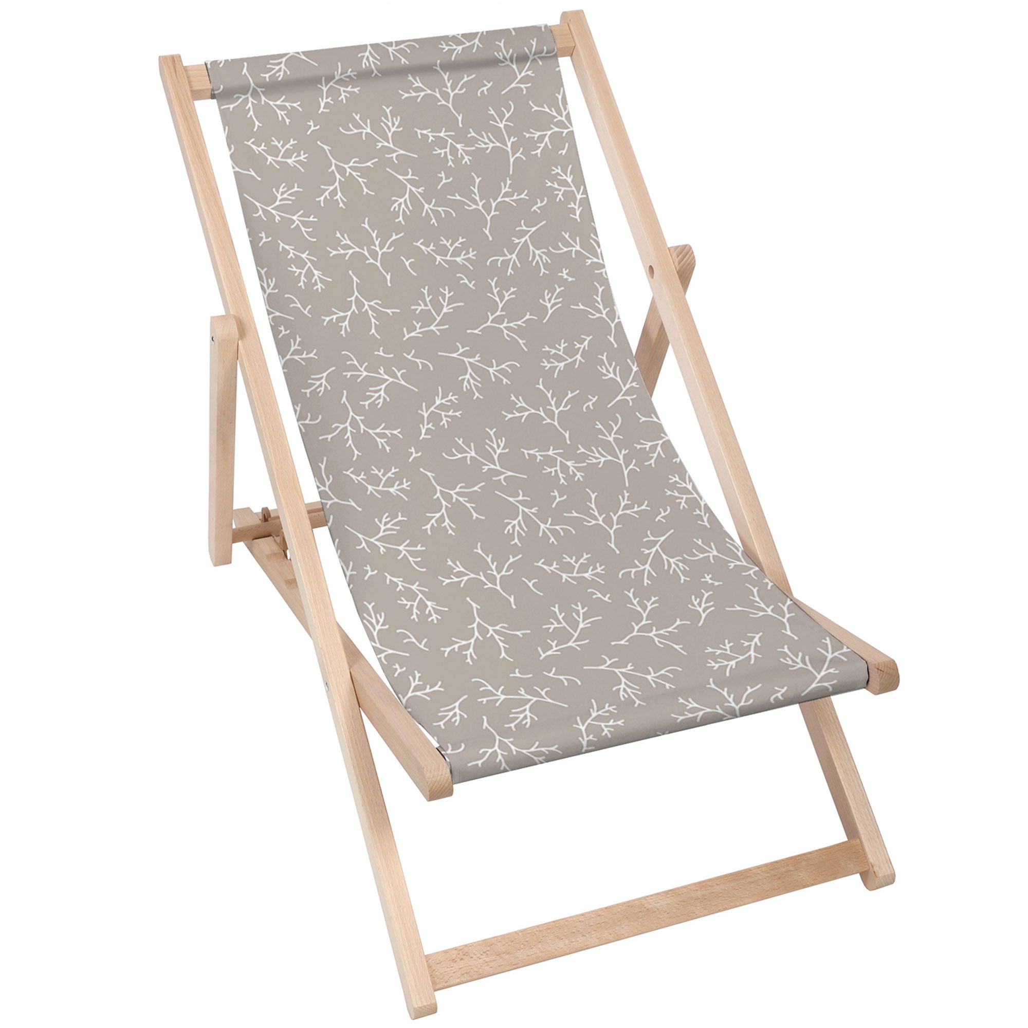 Wooden Deck Chair Autumn Branches-M