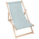 Wooden Deck Chair Blue Monday Morning-M
