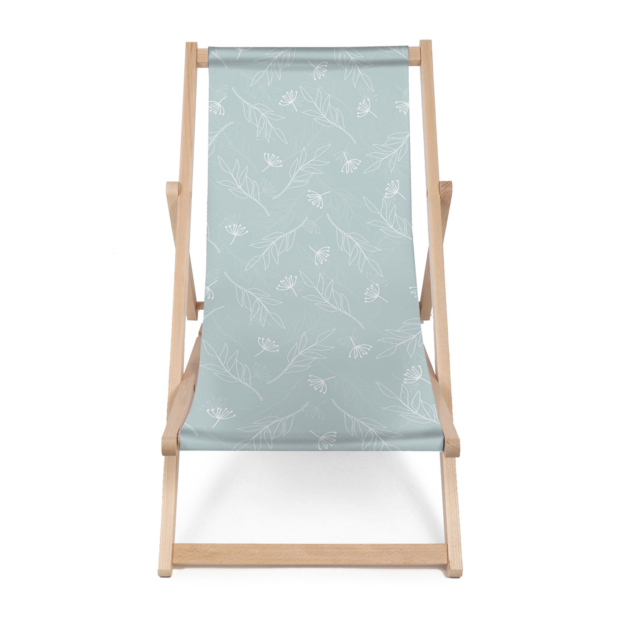 Wooden Deck Chair Blue Monday Morning-M