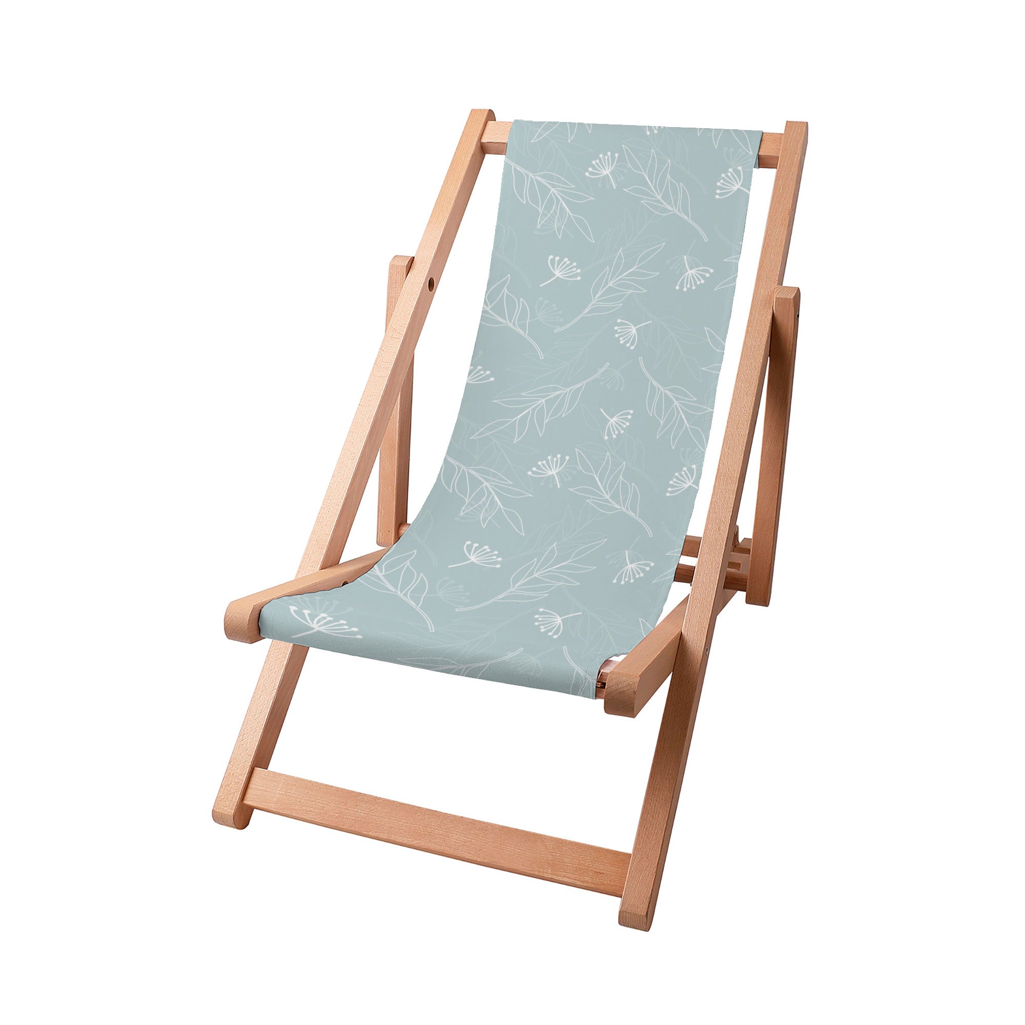 Wooden Deck Chair Blue Monday Morning-S