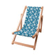 Holzliegestuhl Blue Water Lily-S