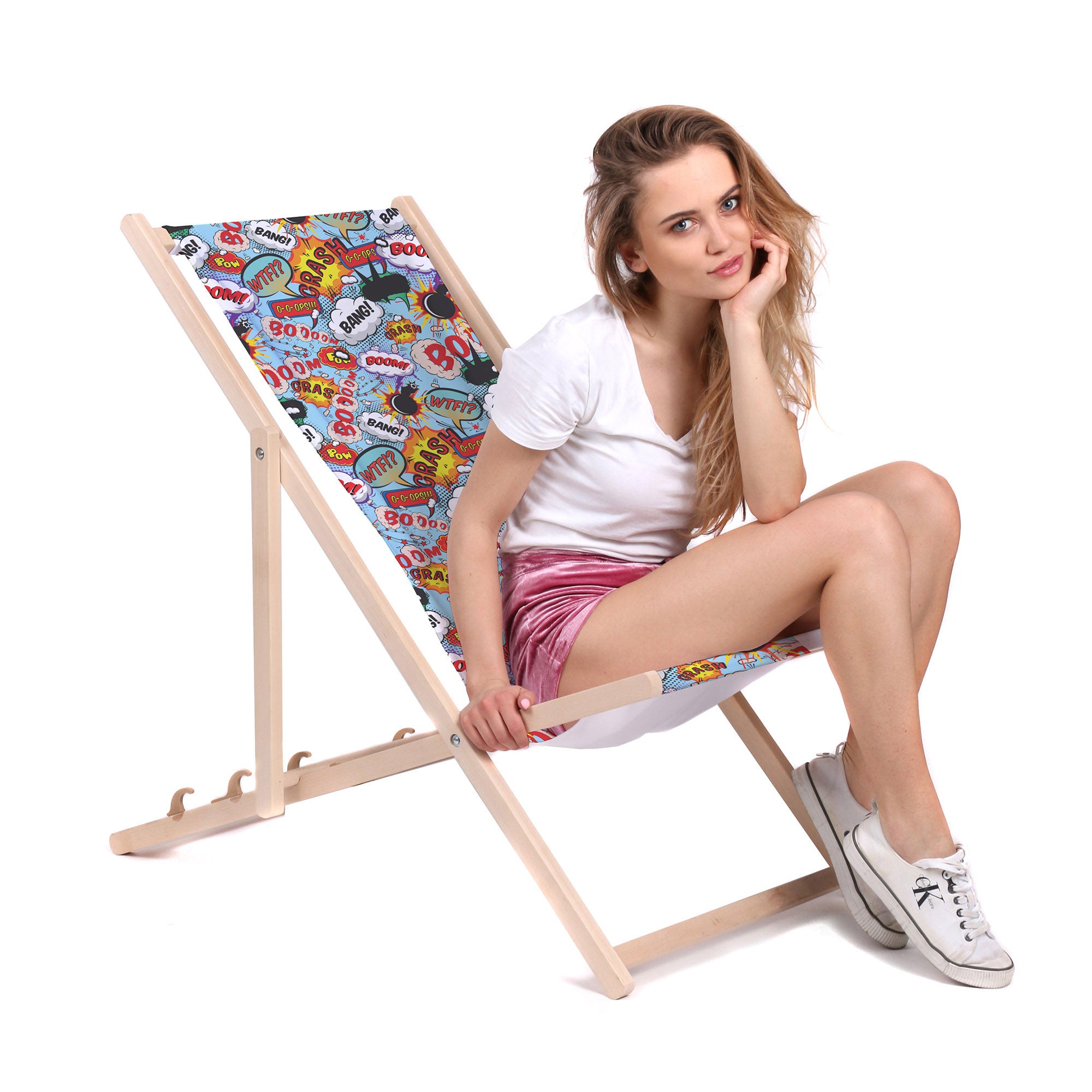 Wooden Deck Chair Boom-M