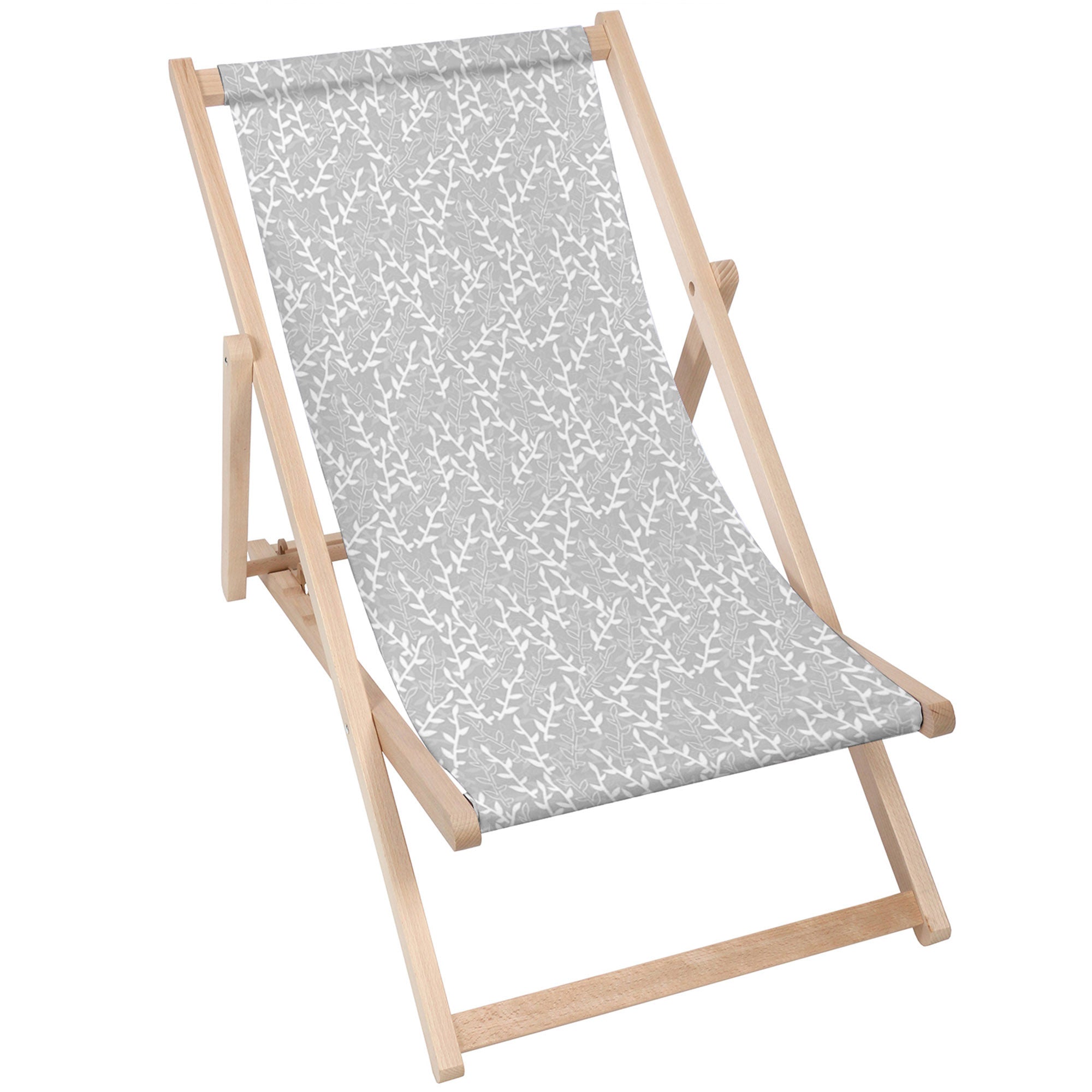 Wooden Deck Chair Botanical Doodles-M