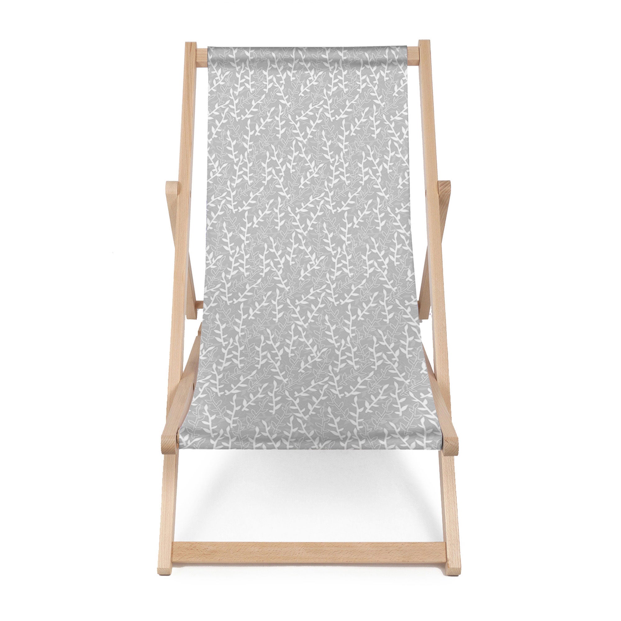 Wooden Deck Chair Botanical Doodles-M