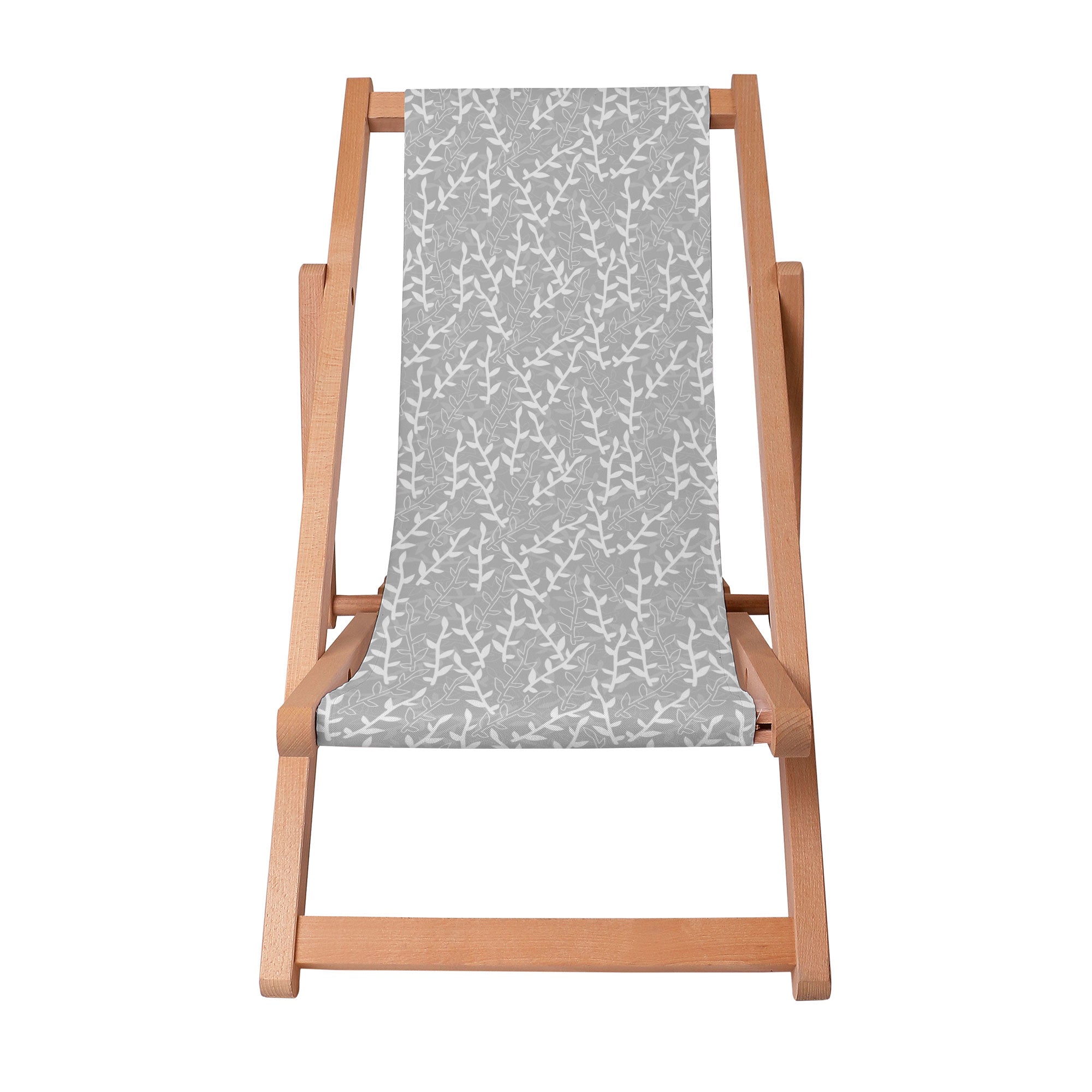 Wooden Deck Chair Botanical Doodles-S