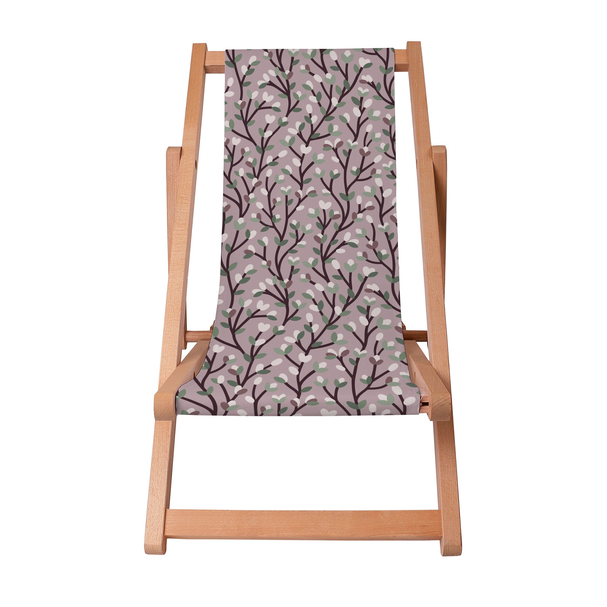 Wooden Deck Chair Branches-S