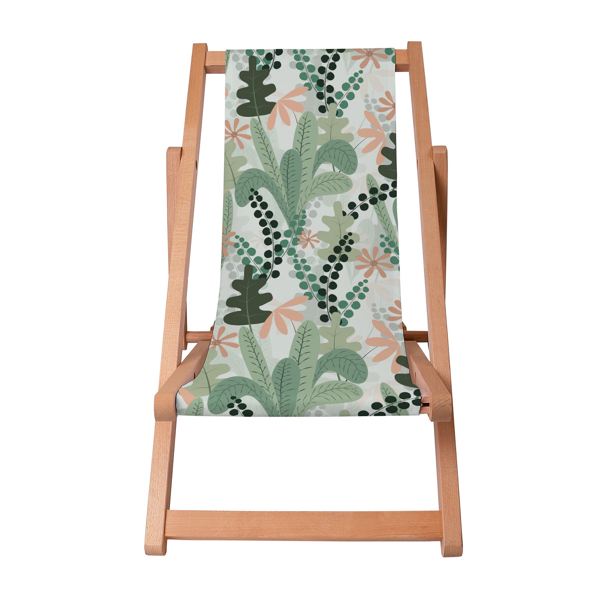 Wooden Deck Chair By the Lake-S