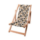 Wooden Deck Chair Cozy Autumn Leaves-S