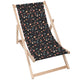 Wooden Deck Chair Dark Terrazzo-M
