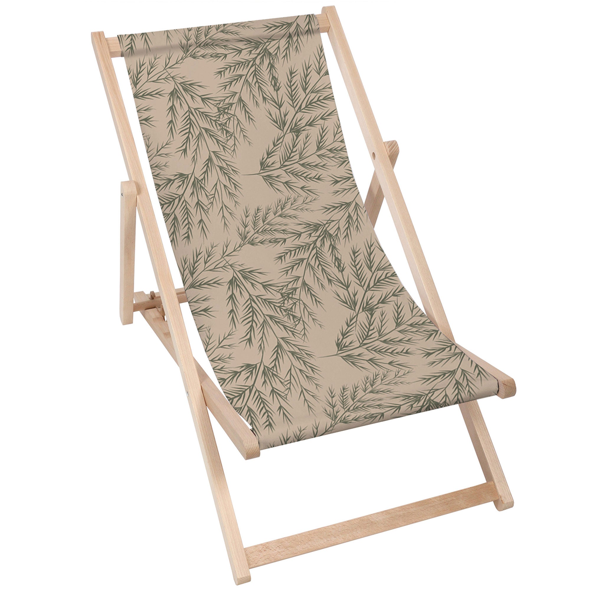 Wooden Deck Chair Decorative Branches-M