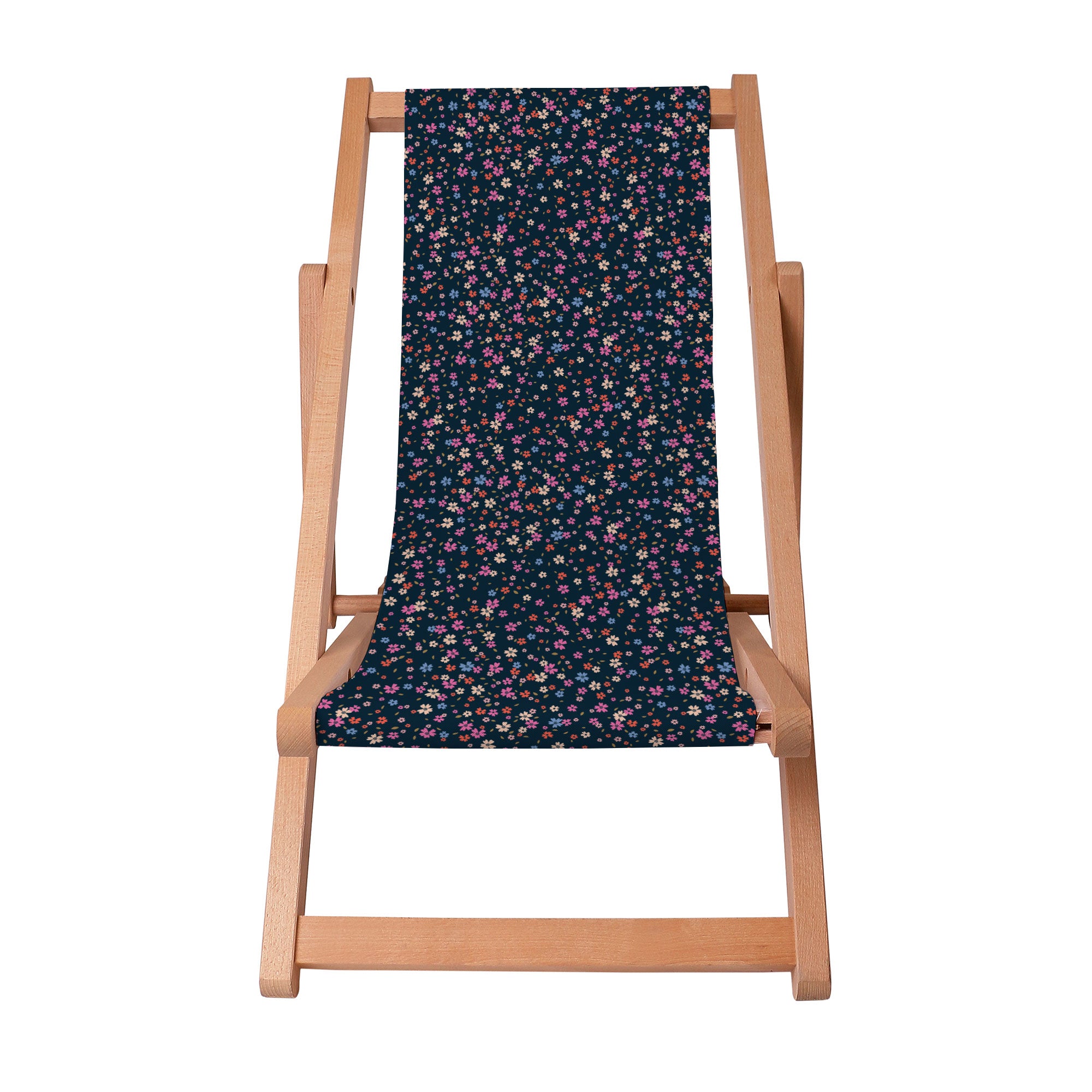 Wooden Deck Chair Ditsy Floral