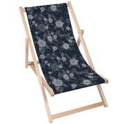 Wooden Deck Chair Fantasy Flowers-M