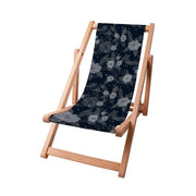 Wooden Deck Chair Fantasy Flowers
