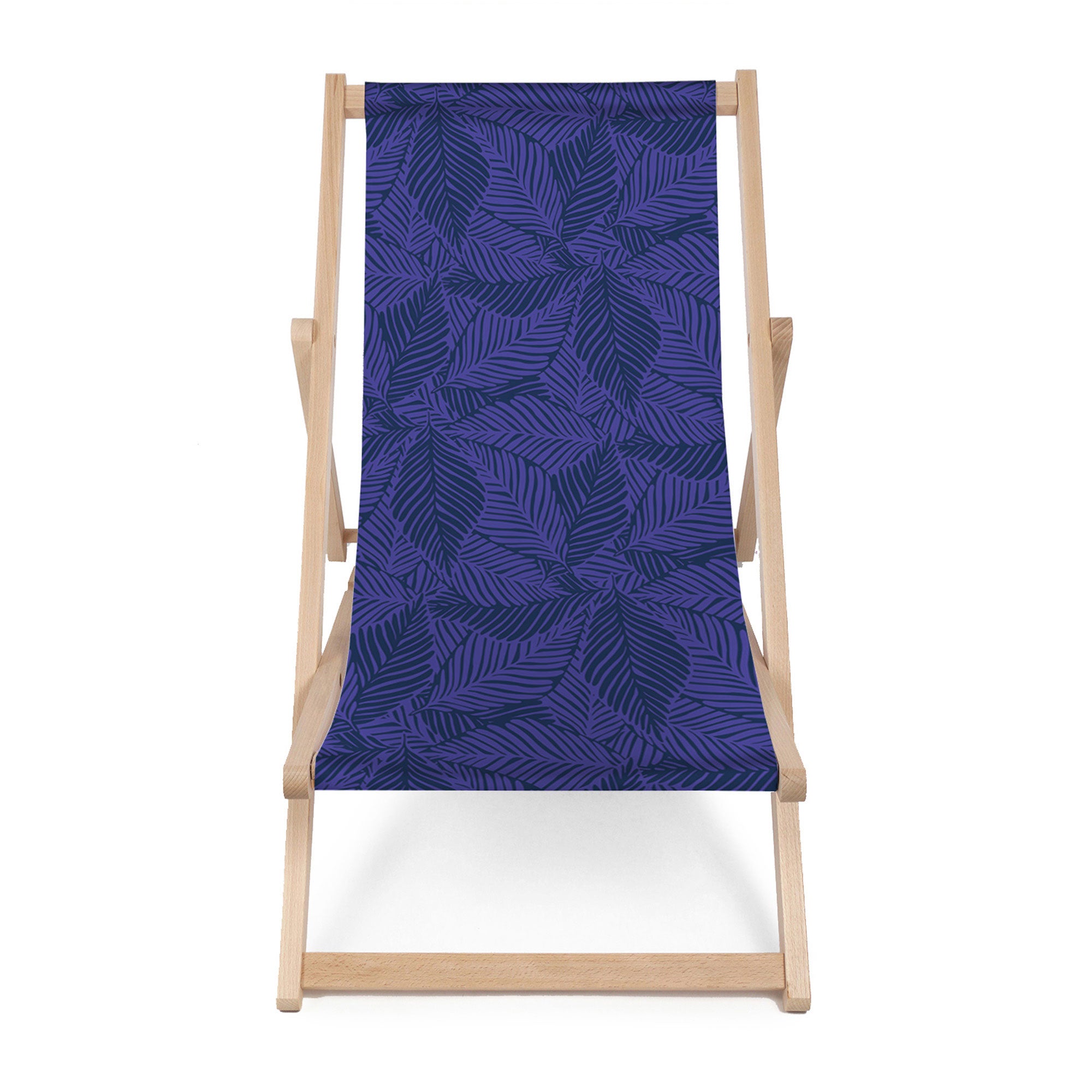 Wooden Deck Chair Jungle Plant-M