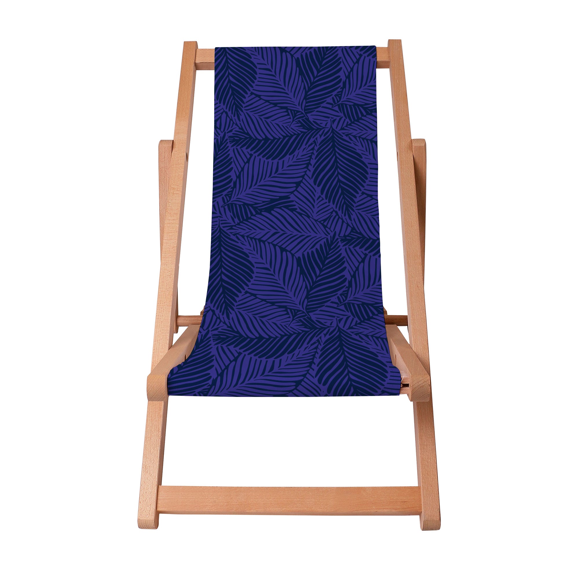 Wooden Deck Chair Jungle Plant-S