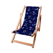 Wooden Deck Chair Moon Flowers-S