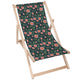 Wooden Deck Chair Oxeye Daisy-M