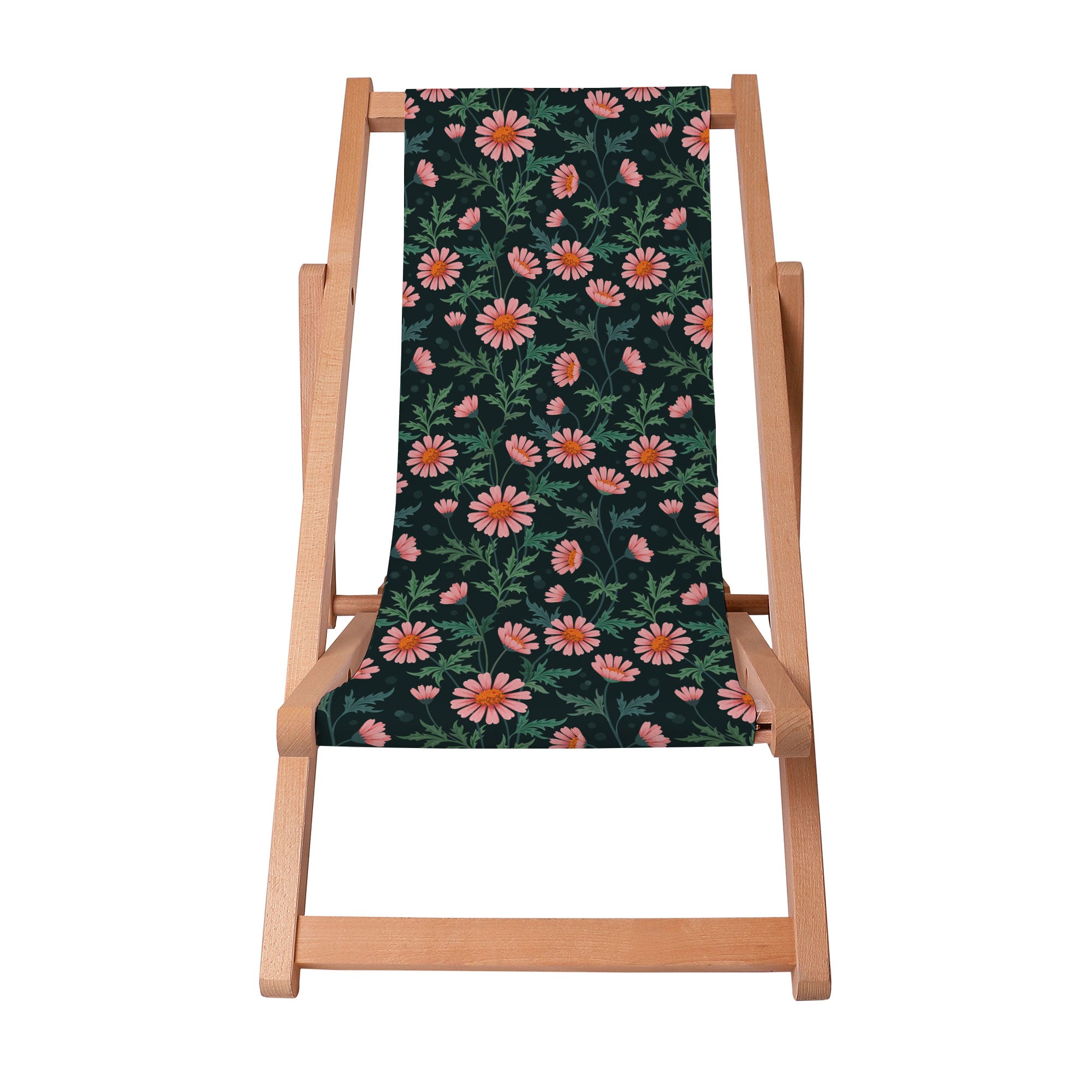 Wooden Deck Chair Oxeye Daisy-S