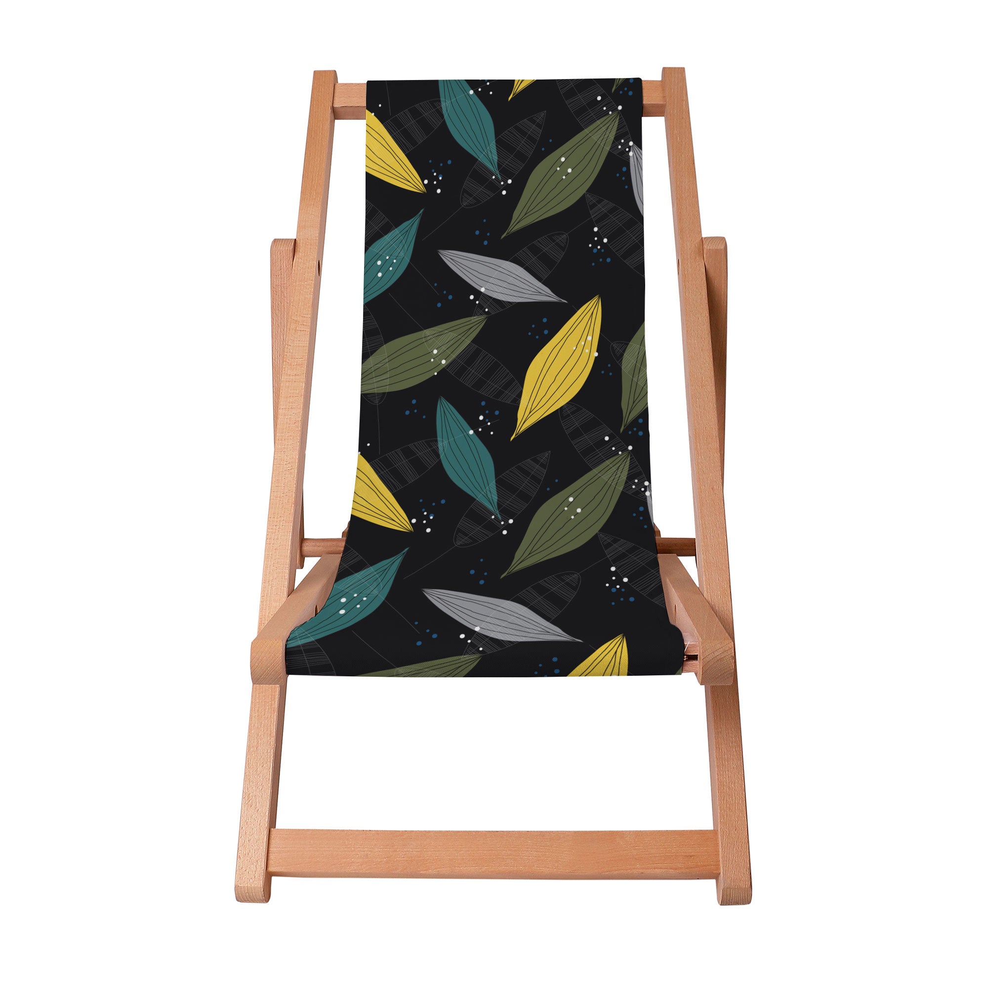 Wooden Deck Chair Simple Scandi Pattern