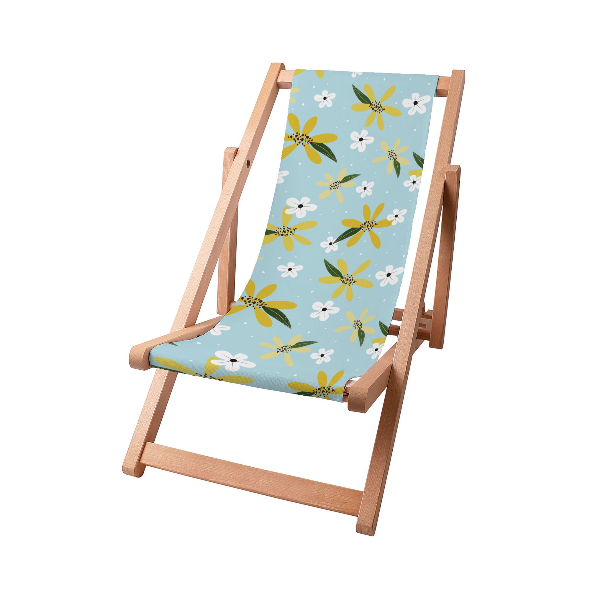 Wooden Deck Chair Summertime