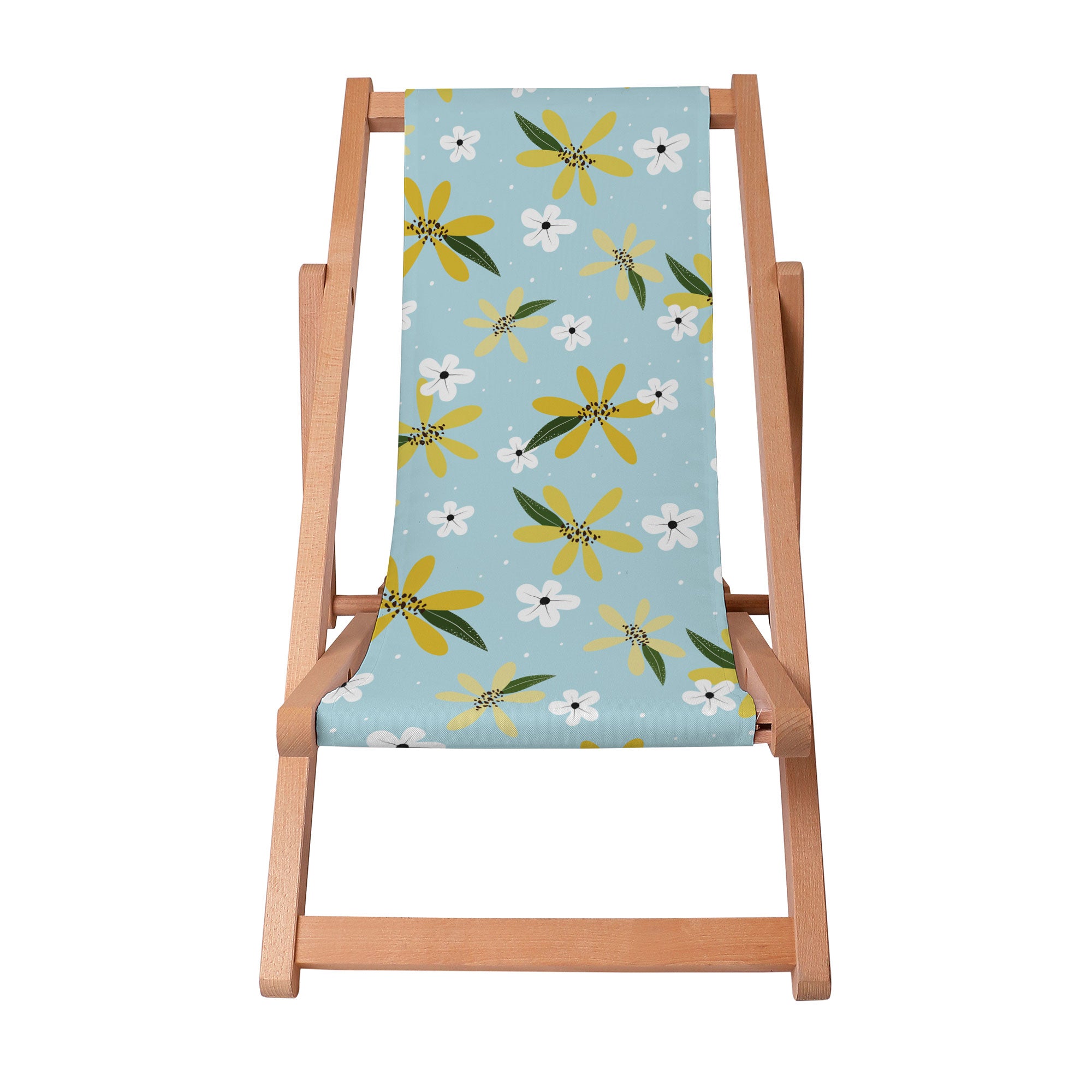Wooden Deck Chair Summertime