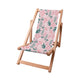 Wooden Deck Chair Sweet Leaves Pattern-S