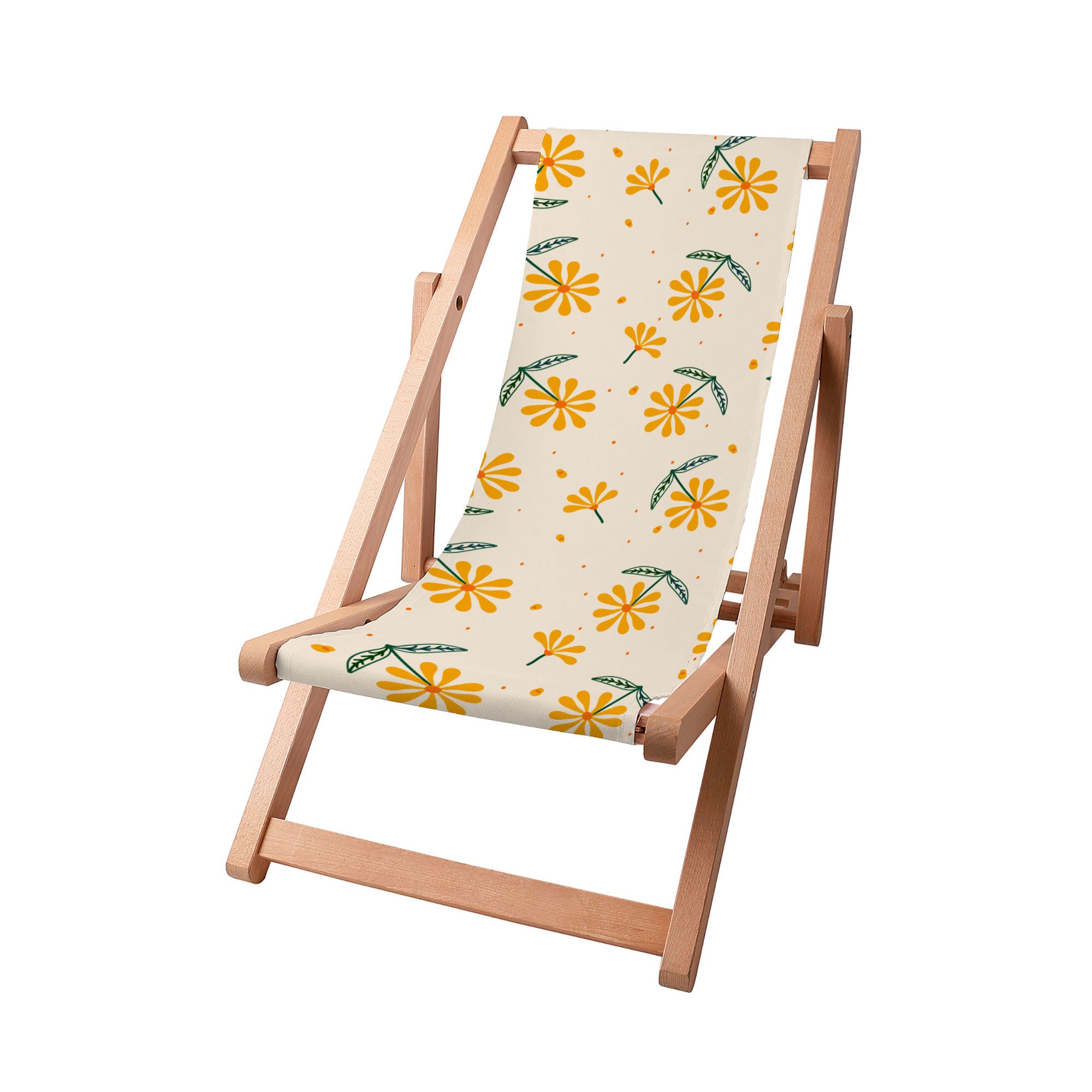 Wooden Deck Chair Sweet Summer Morning-S